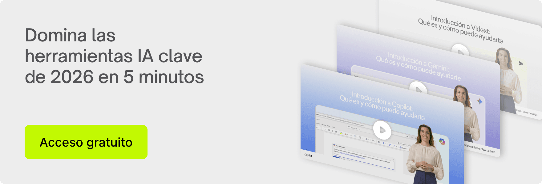 Domina las herramientas IA clave de 2026 - Acceso gratuito